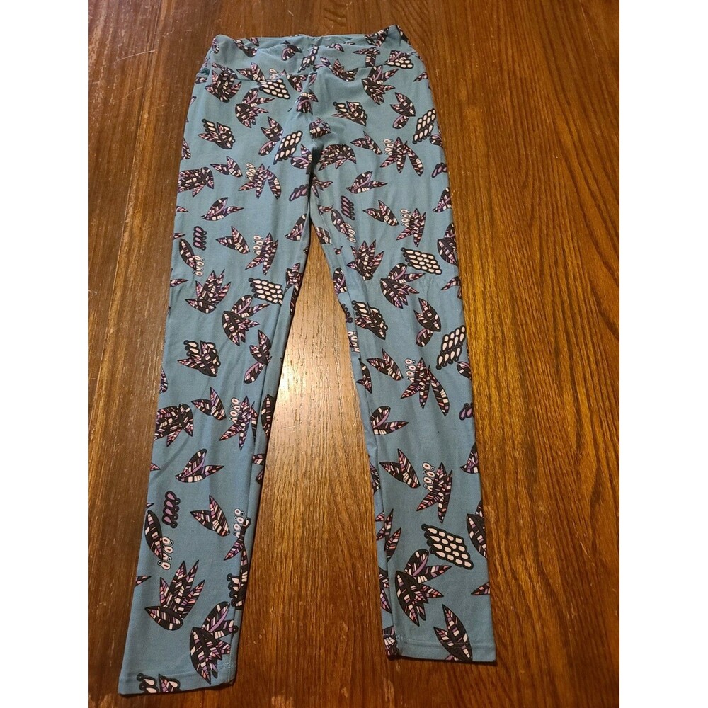 OS LuLaRoe One Size Leggings Aztec Southwest Green Black Purple